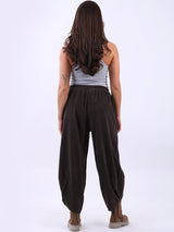 Women Solid Corduroy Cotton Trouser