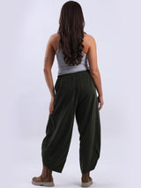 Women Solid Corduroy Cotton Trouser