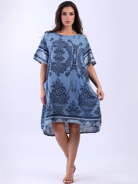 Lagenlook Cotton Dress