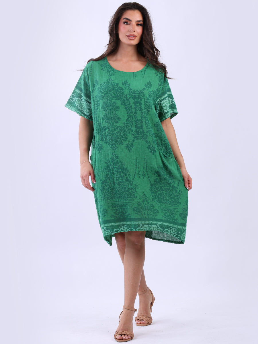 Lagenlook Cotton Dress