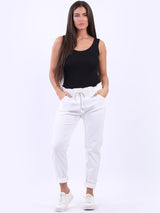 Women Plain Magic Pants