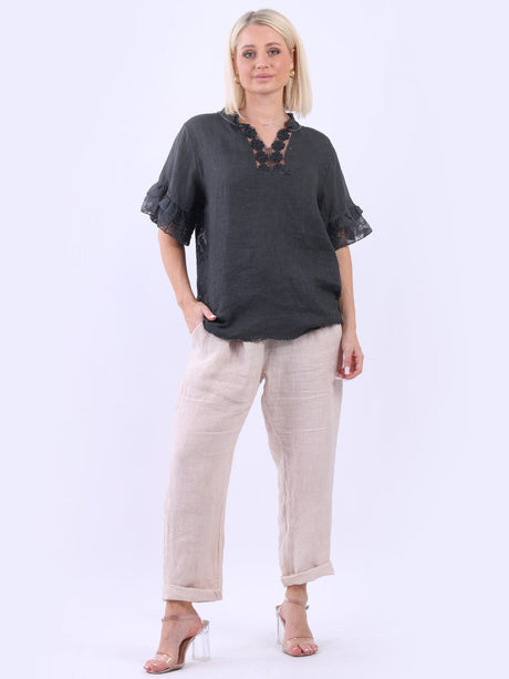 Linen Lagenlook Top