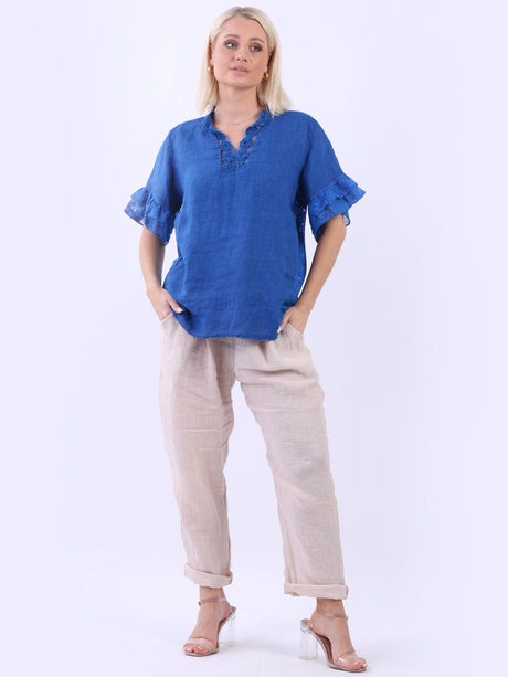 Linen Lagenlook Top