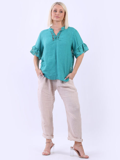 Linen Lagenlook Top