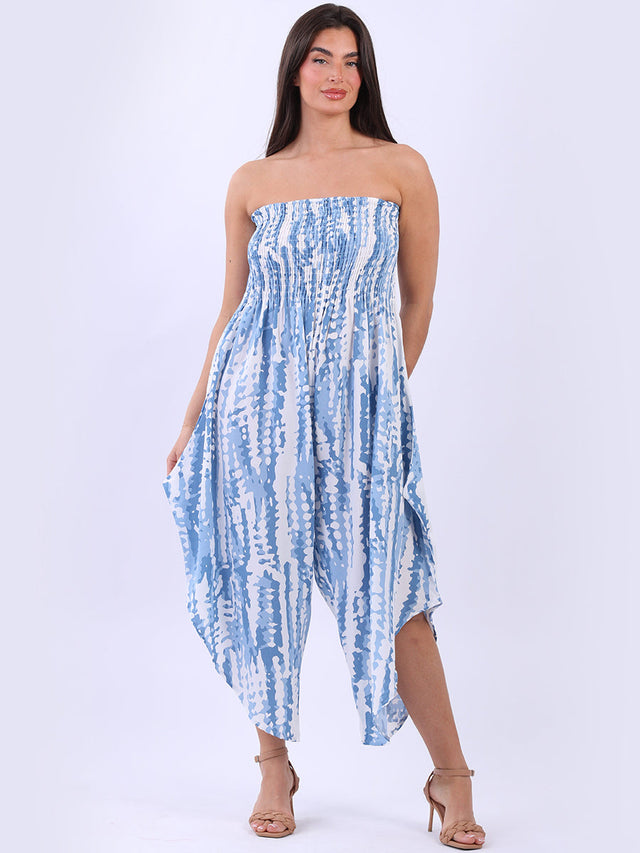 Shirred Tube Jumpsuit