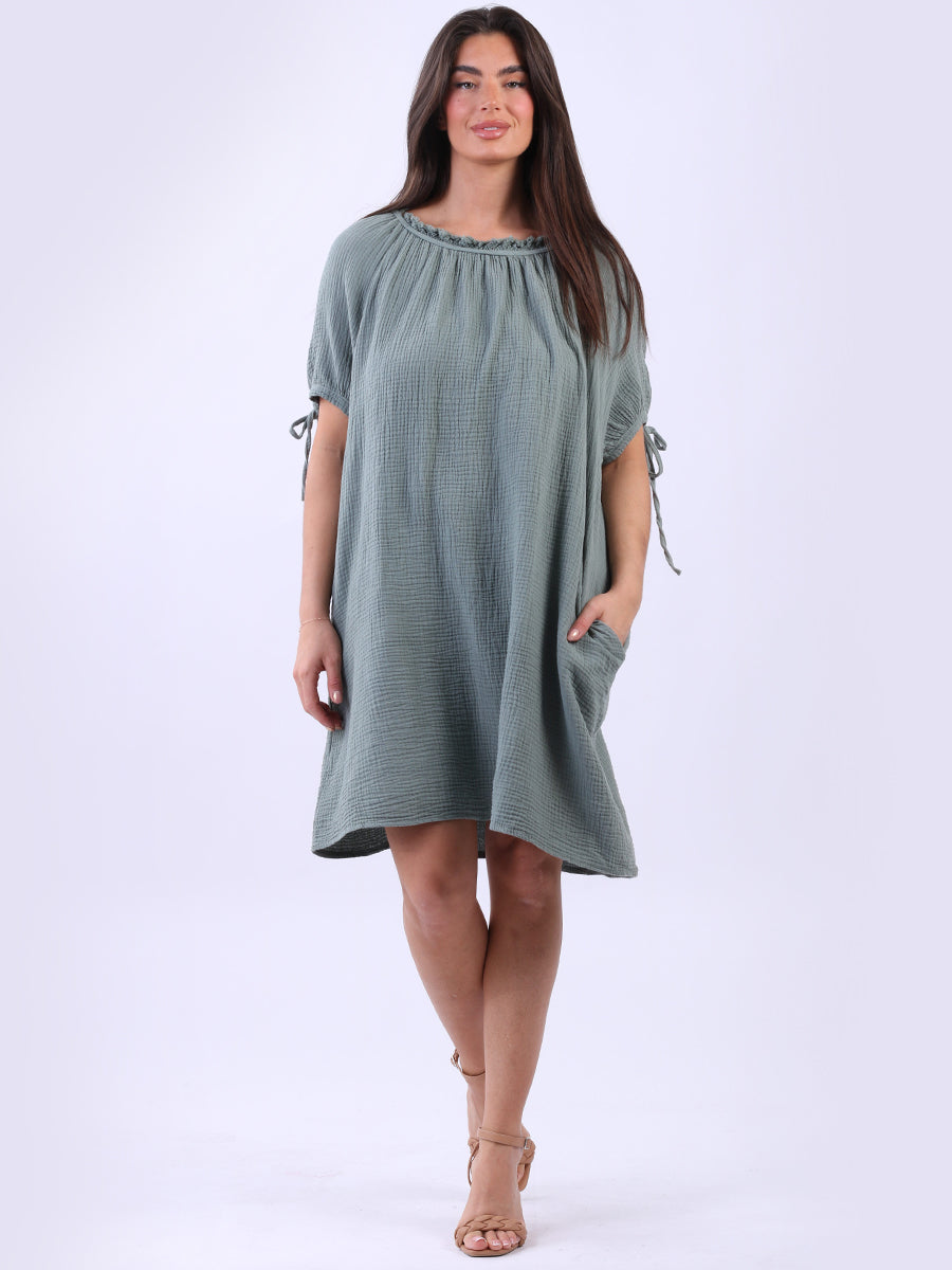 Lagenlook Cotton Dress