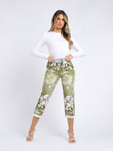 Women Floral Print Cotton Trouser