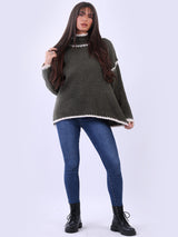 Wool Knitted Baggy Jumper