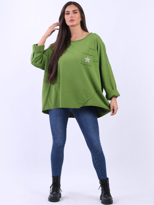 Lagenlook Cotton Tunic Top