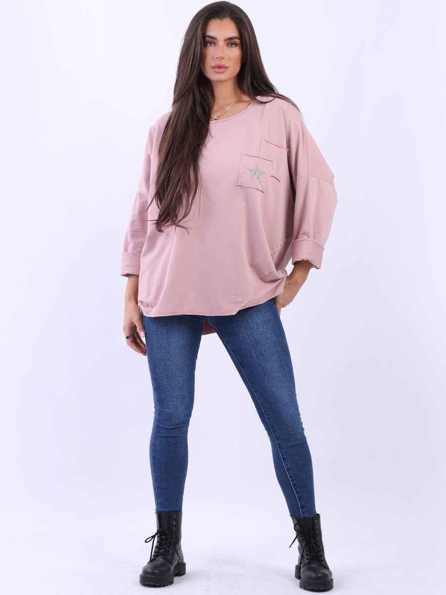 Lagenlook Cotton Tunic Top