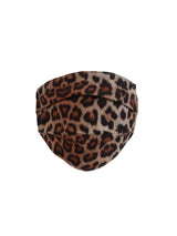 Italian Leopard Print Pleated Cotton Washable face Masks-beige 