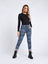 Ladies Camouflage Relaxed Fit Magic Pants