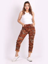 Ladies Camouflage Relaxed Fit Magic Pants