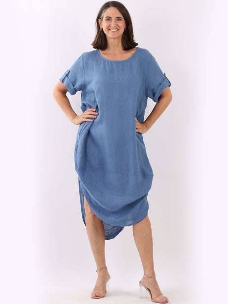 Plain Linen Dress