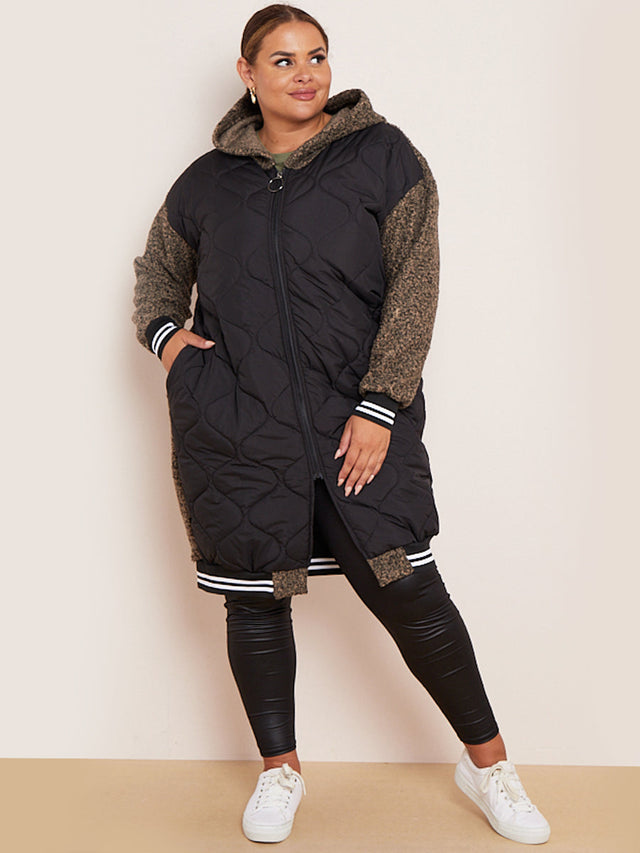 Oversized Puffer Hoodie Jacket