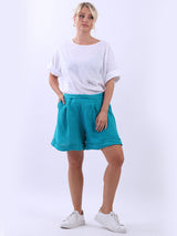 Oversized Linen Short