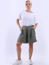 Oversized Linen Short