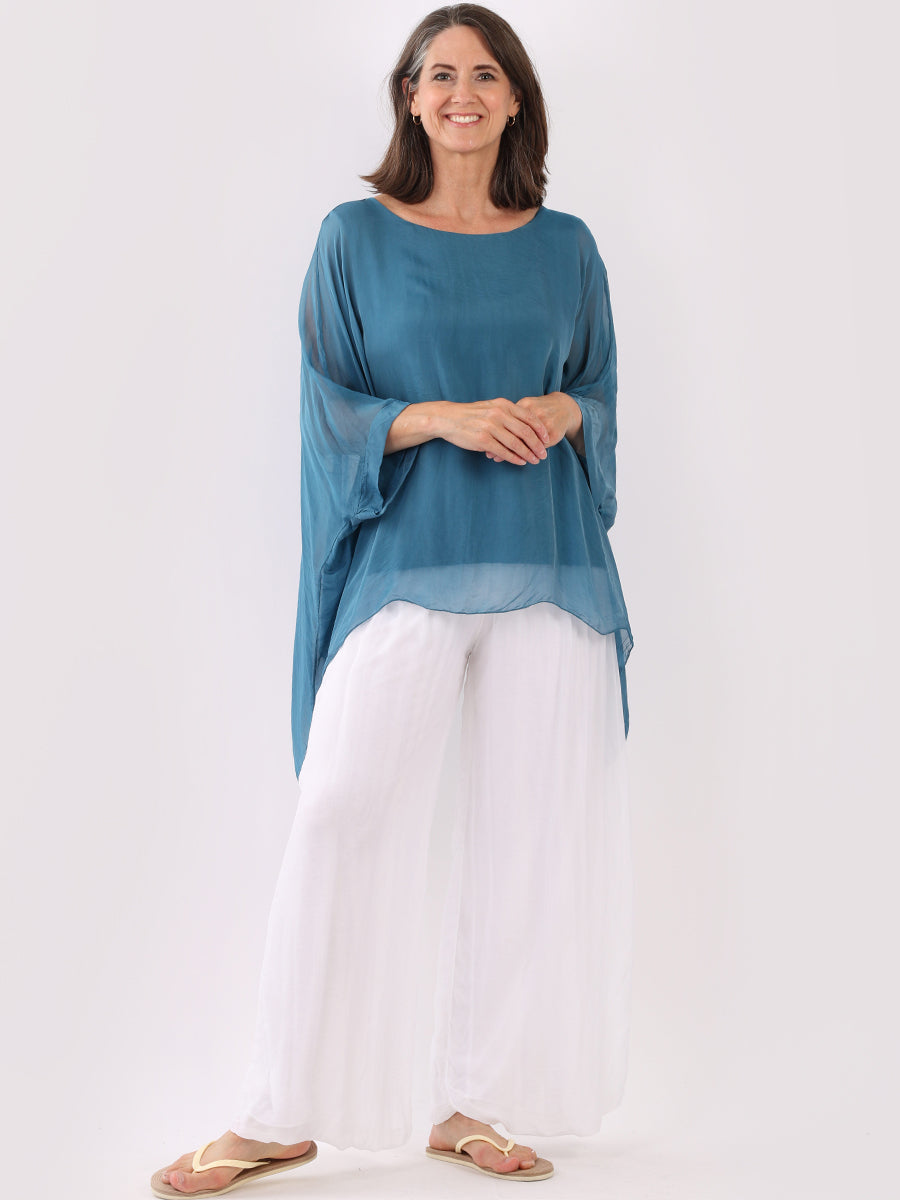 Silk batwing top online