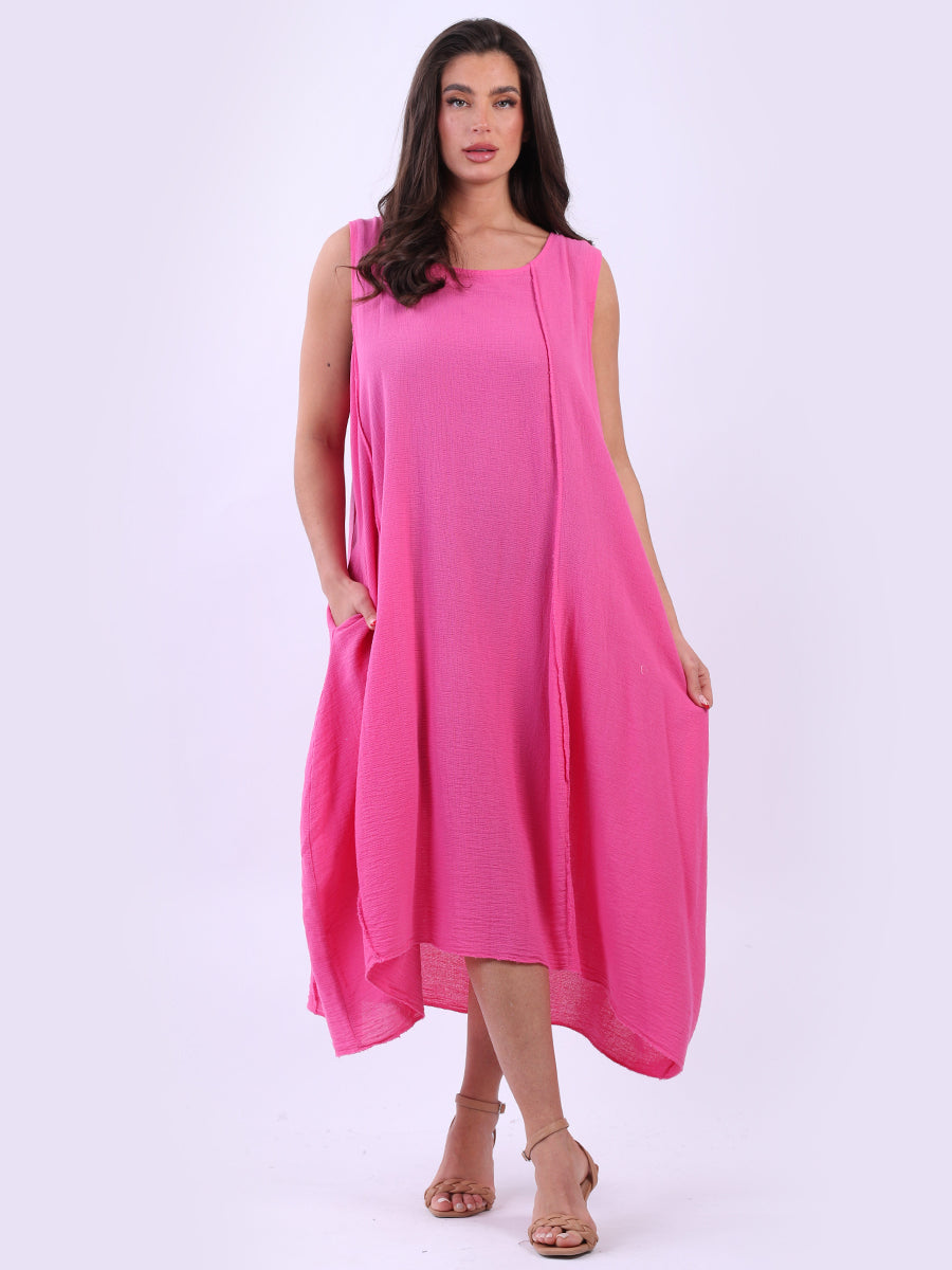 Plain cotton dress cheap