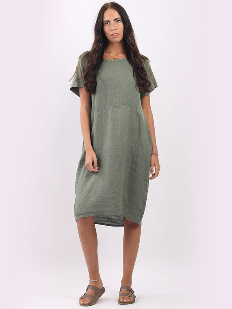 Lagenlook Oversized Midi Dress