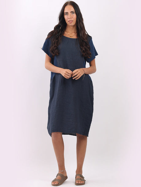 Lagenlook Oversized Midi Dress