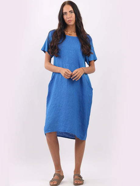 Lagenlook Oversized Midi Dress