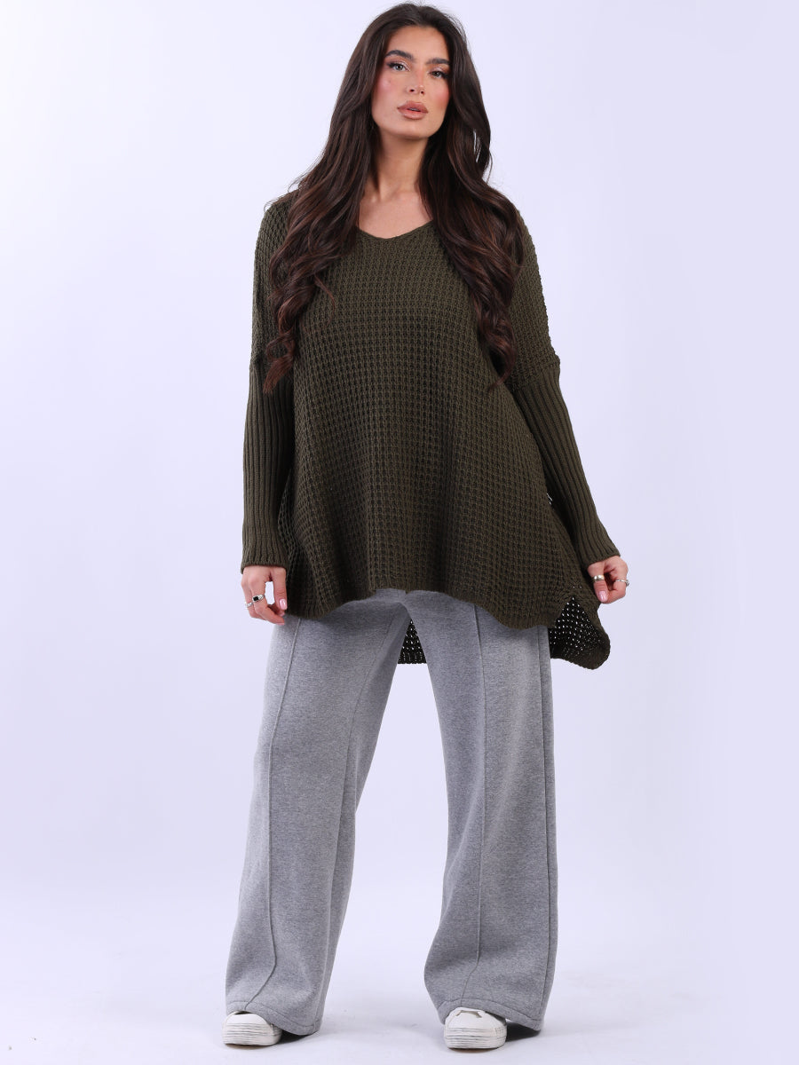 Wool Knitted Plus Size Jumper