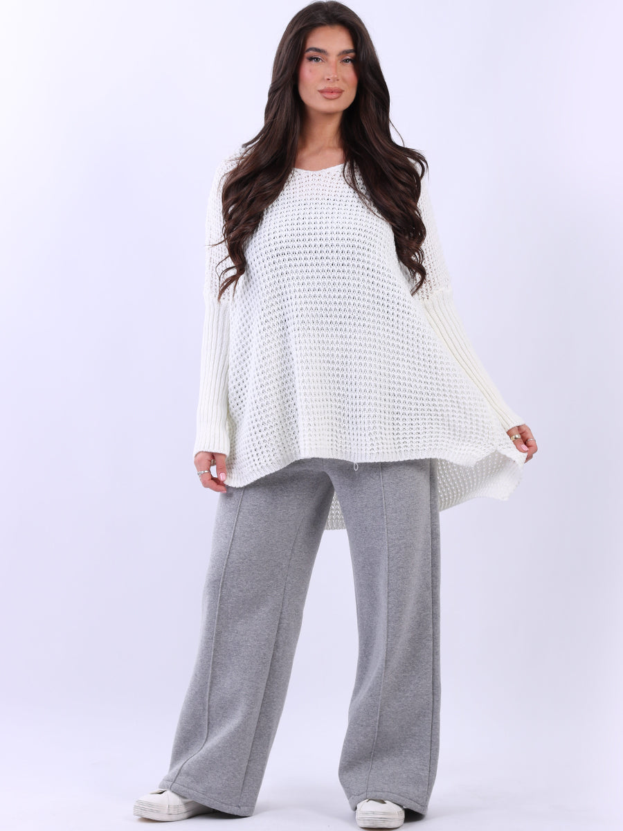 Wool Knitted Plus Size Jumper