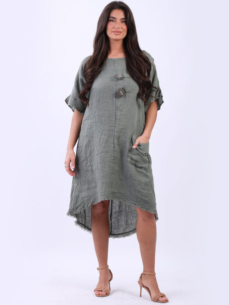 Plain Oversized Slouchy Summer Midi Dress