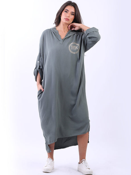 Hooded Sweatshirt Dress