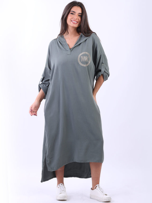 Hooded Sweatshirt Dress