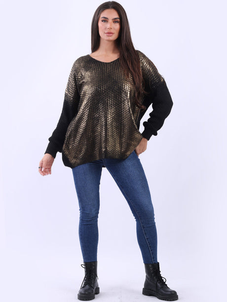  Plus Size Knit Woolen Top