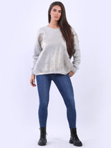  Plus Size Knit Woolen Top