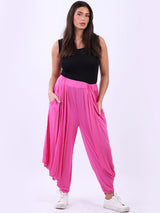 Oversized Jersey Harem Pant