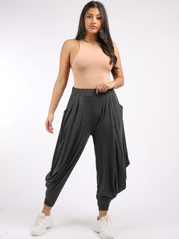 Oversized Jersey Harem Pant