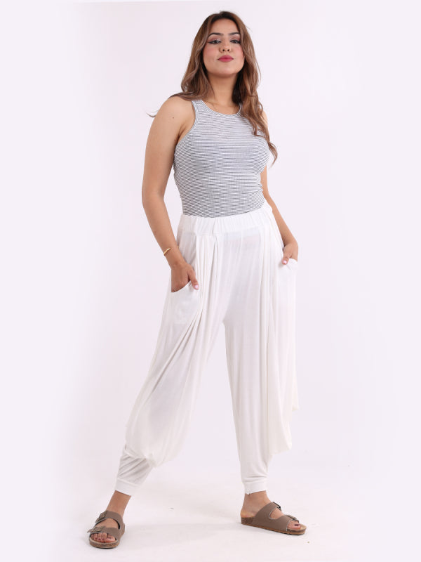 Oversized Jersey Harem Pant