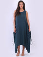 Sleeveless Oversized Linen Dress