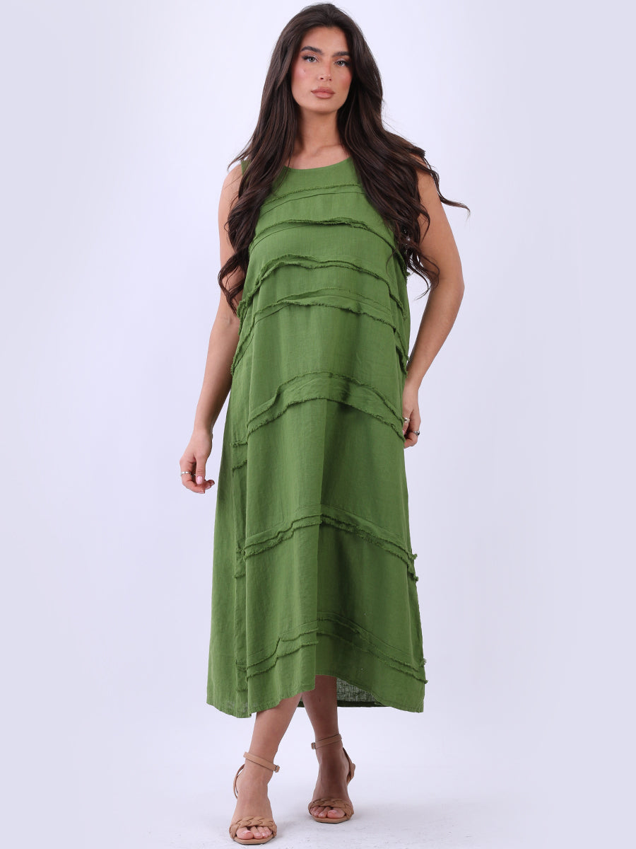 Sleeveless Linen Tank Dress