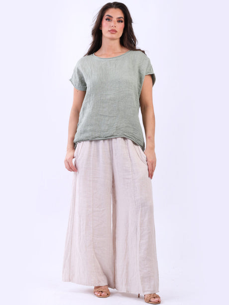 Linen Baggy Top