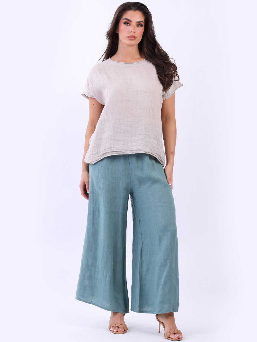 Linen Baggy Top