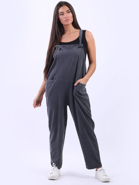 Corduroy Cotton Pabo Jumpsuit