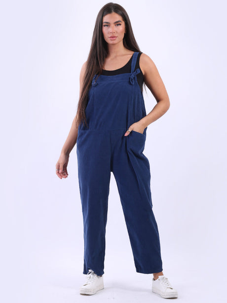 Corduroy Cotton Pabo Jumpsuit