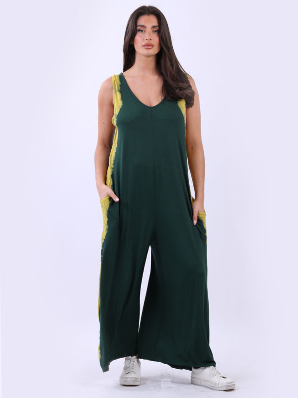 Women Oversized Tie And Dye Jumpsuit