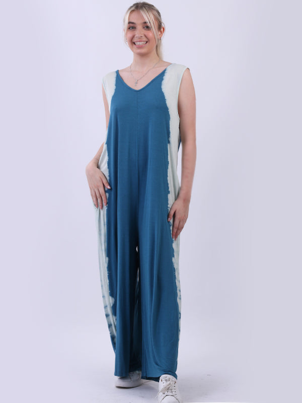 Women Oversized Tie And Dye Jumpsuit