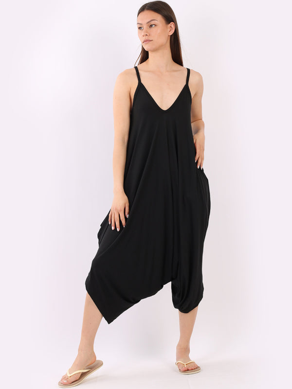Women Cami Jumpsuit Black