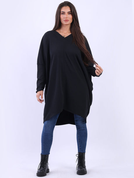 Batwing Oversized Cotton Top