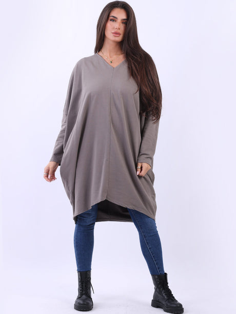 Batwing Oversized Cotton Top