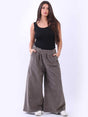 Cotton Corduroy Palazzo Pant