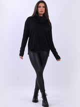 Rib Knit Wool Jumper