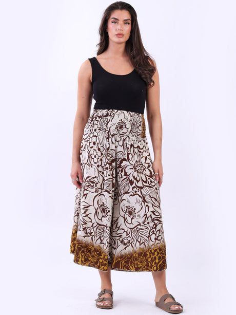 Wide Leg Culottes Pant